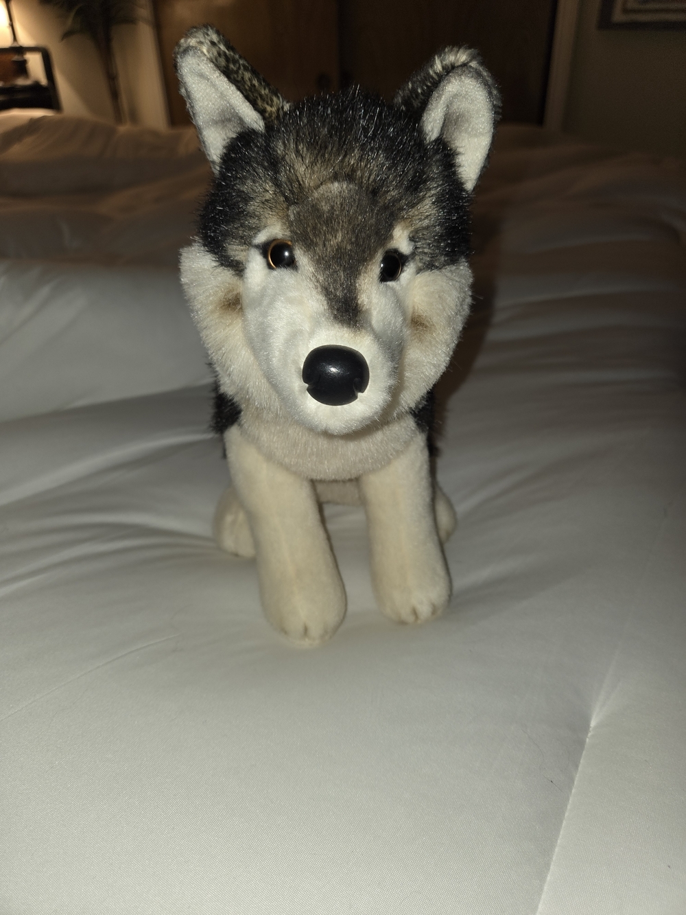 Douglas Cuddle Toys Baby Atka Wolf Husky 11″ Realistic Plush Stuffed Animal